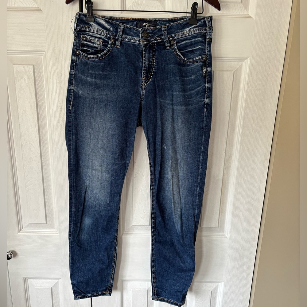 Silver Jeans Women’s Avery Ankle Skinny Jeans Size 29x27
